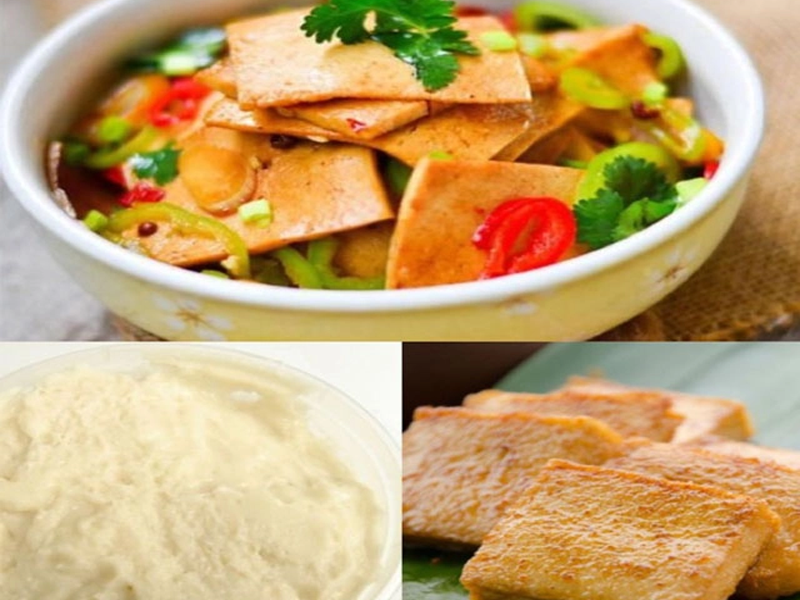 Сосредоточение на тофу и вегетарианском типе изолированный соевый белок