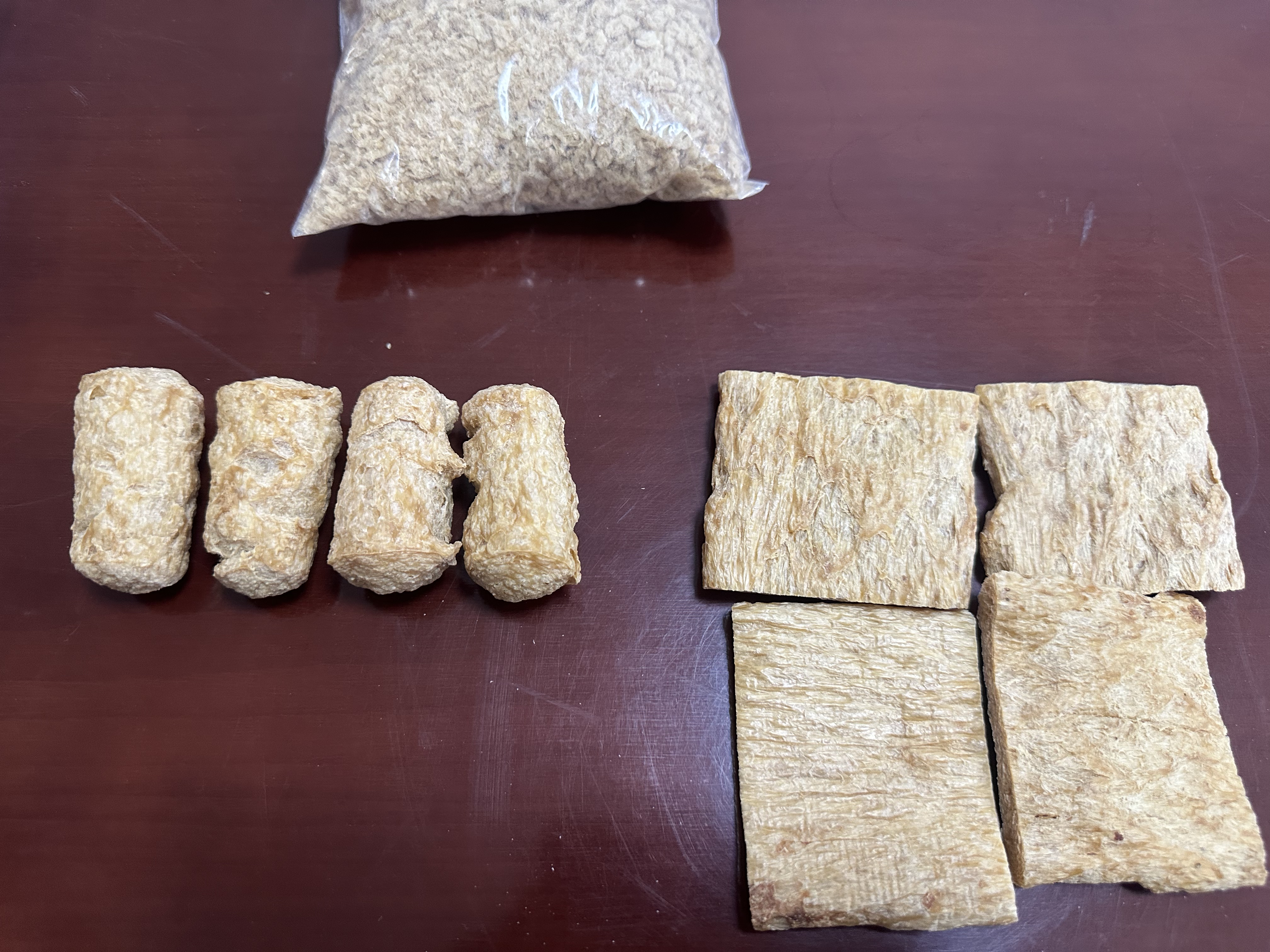 Текстурированный соевый белок